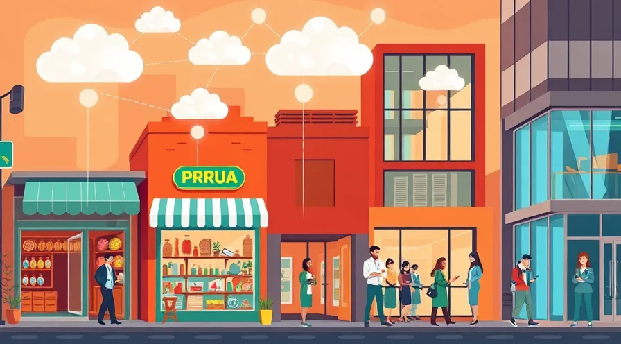 تصویری جامع از کسب و کارهای مختلف ایرانی (از فروشگاه سنتی و کافه تا استارتاپ و شرکت بزرگ) که همگی از مزایای نرم افزار حسابداری ابری بهره‌مند می‌شوند، نمادی از فراگیری و مقیاس‌پذیری این راهکار.